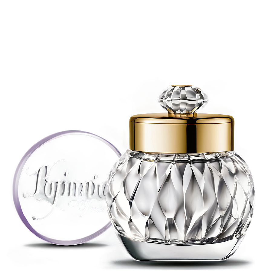 Perfume Bottle With Gold Accents Png Bsb16 PNG Image