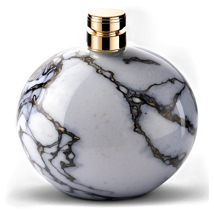 Perfume Bottle With Marble Effect Png 06212024 PNG Image