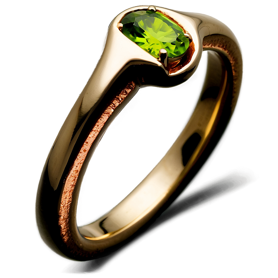 Peridot Engagement Ring Png 49 PNG Image