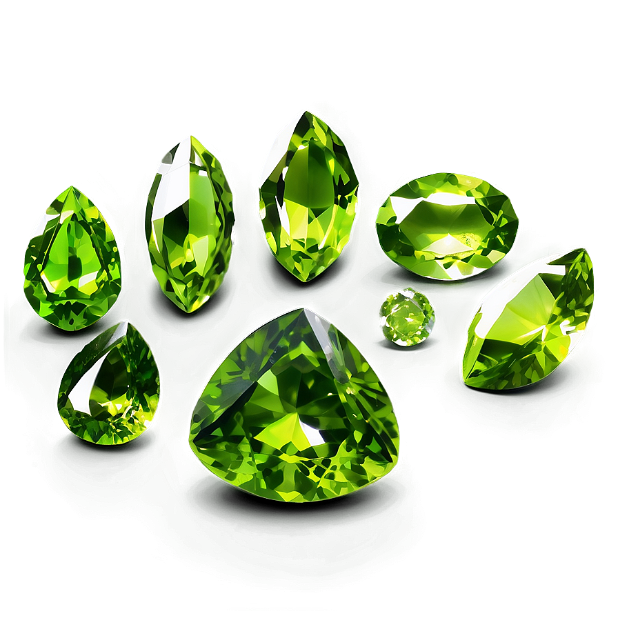 Peridot On Dark Background Png Ffu40 PNG Image