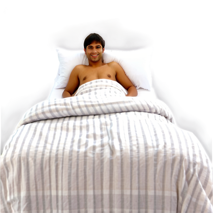 Person In Bed Png Hce22 PNG Image