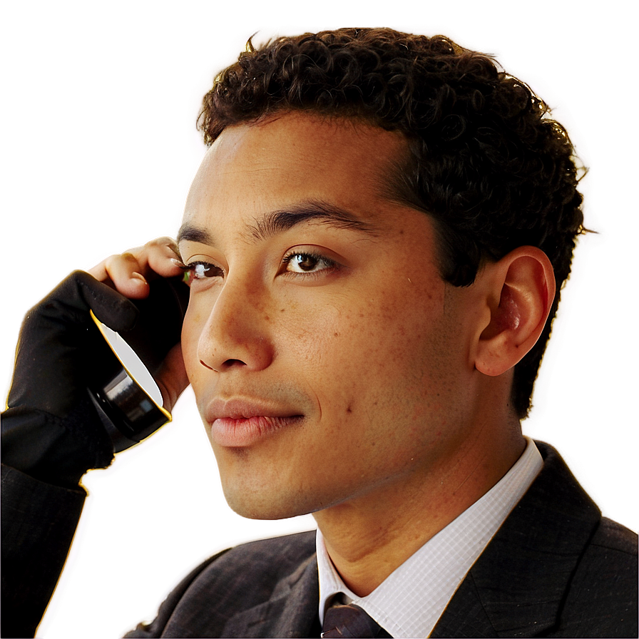 Person On Phone Png Gmr PNG Image