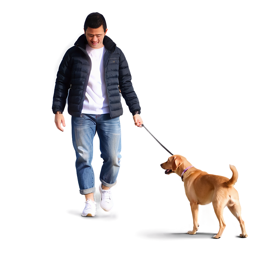 Person With Dog Png Tmv PNG Image