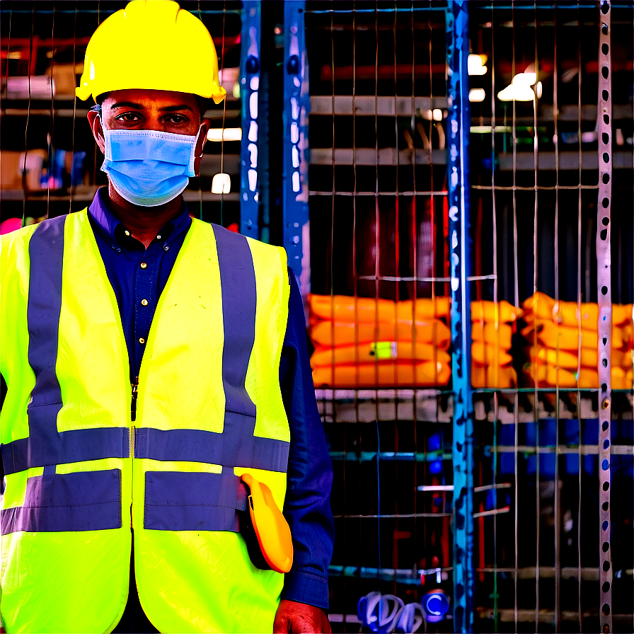 Personal Protective Equipment In Warehouse Png 10 PNG Image