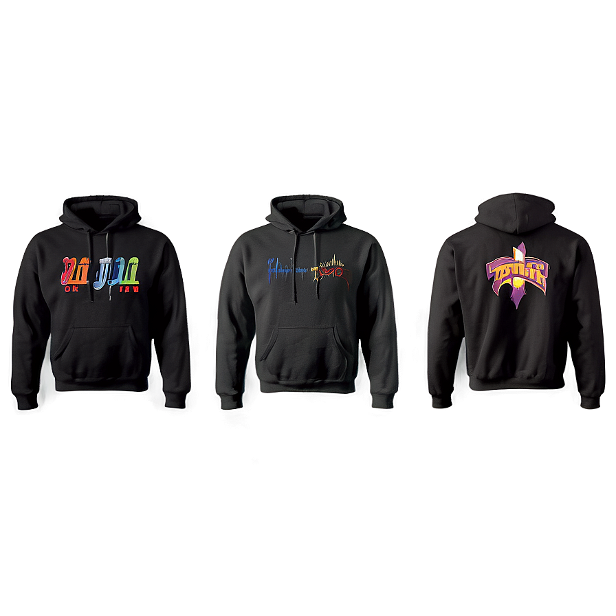 Personalized Black Hoodie Png 45 PNG Image