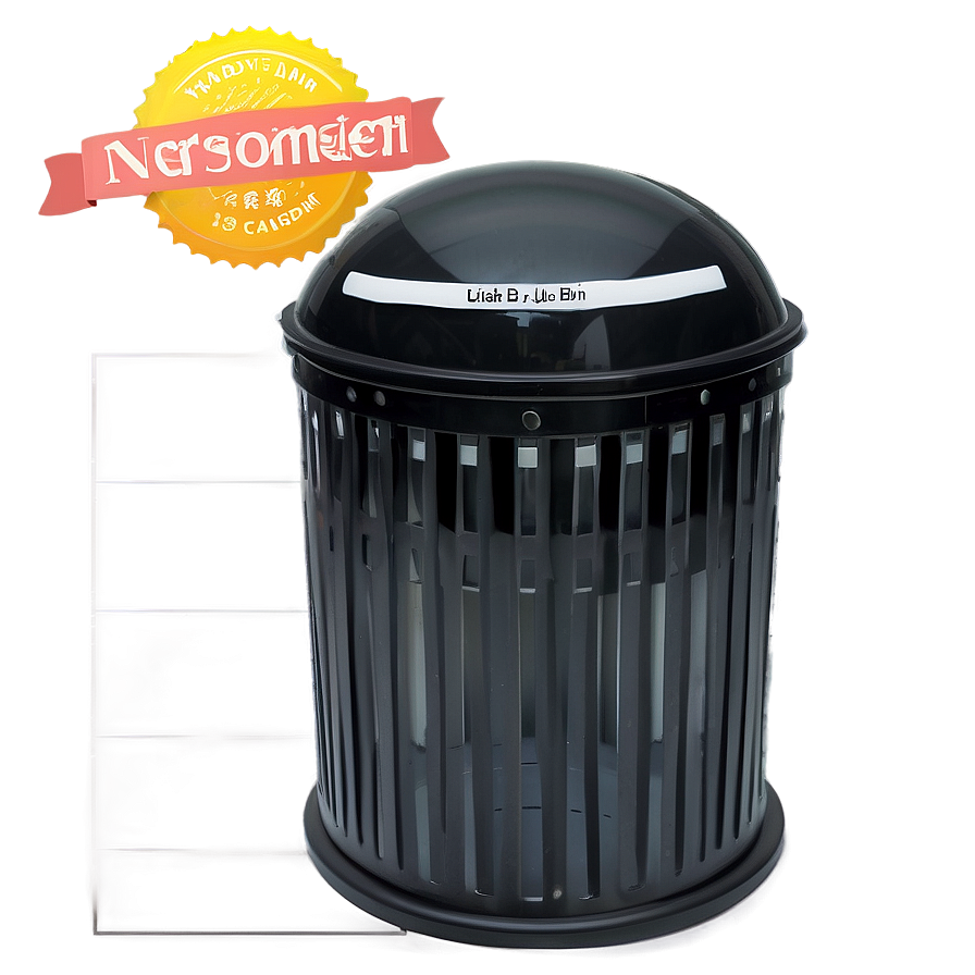 Personalized Trash Bin Assembly Png 05252024 PNG Image