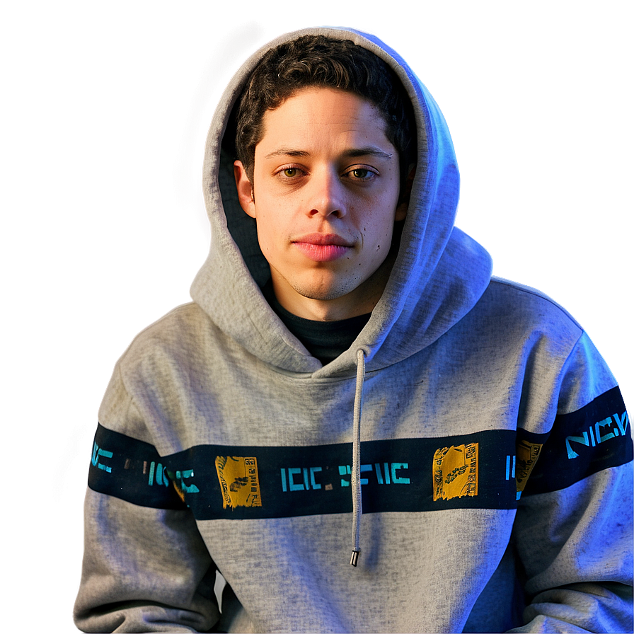 Pete Davidson Black And White Png 76 PNG Image