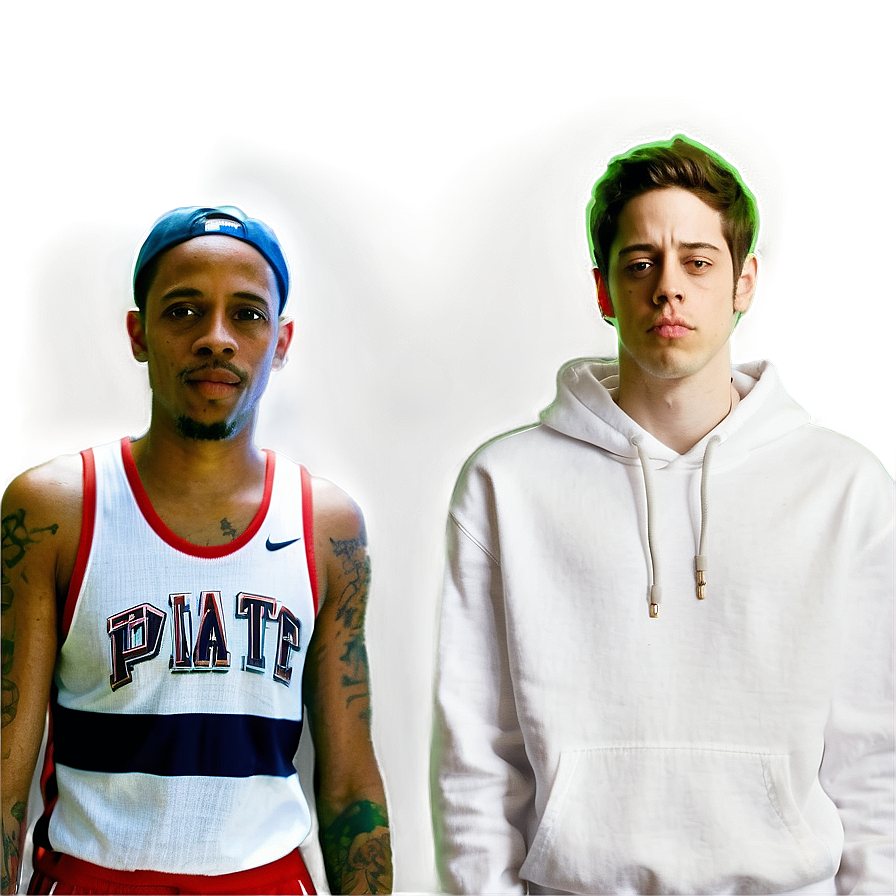 Pete Davidson With Celebrities Png 06252024 PNG Image