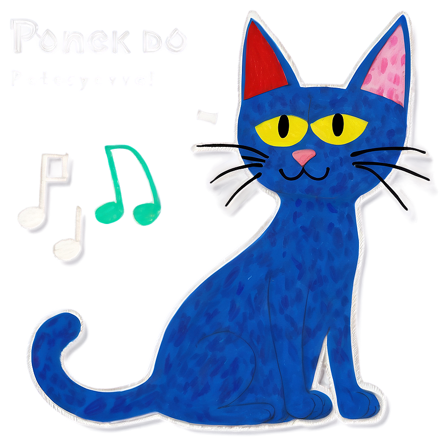 Pete The Cat Music Theme Png Frb98 PNG Image