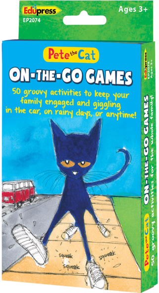 Pete The Cat On The Go Games Activity Set PNG Image