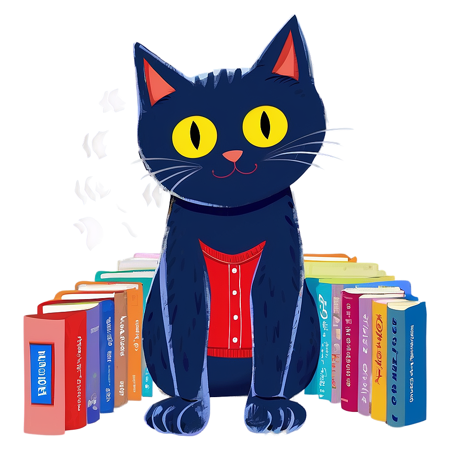 Pete The Cat Reading Book Png 05252024 PNG Image