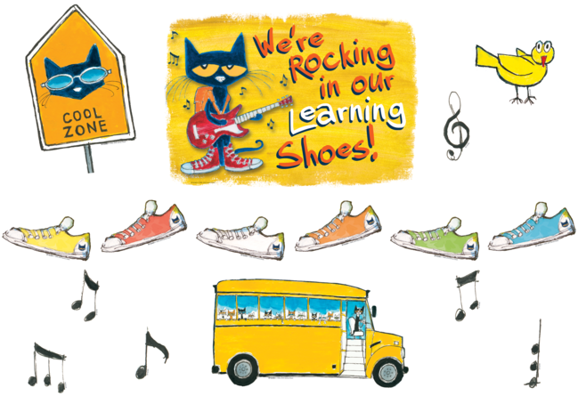 Pete The Cat Rocking Learning Shoes PNG Image