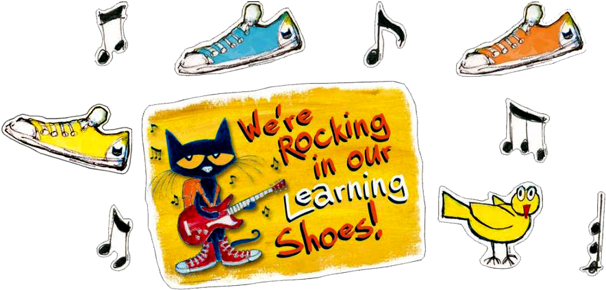 Pete The Cat Rocking Learning Shoes PNG Image