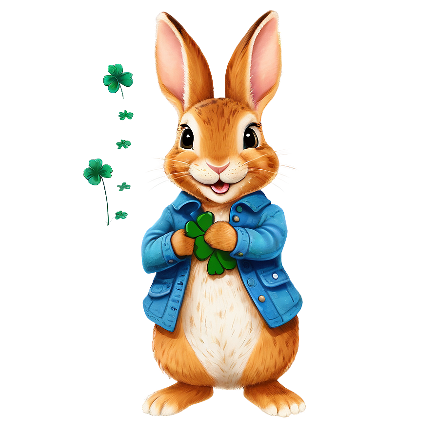 Peter Rabbit And The Four-leaf Clover Png 06262024 PNG Image