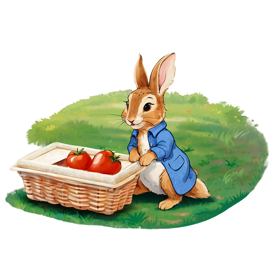 Peter Rabbit Sunny Day Picnic Png Gey27 PNG Image