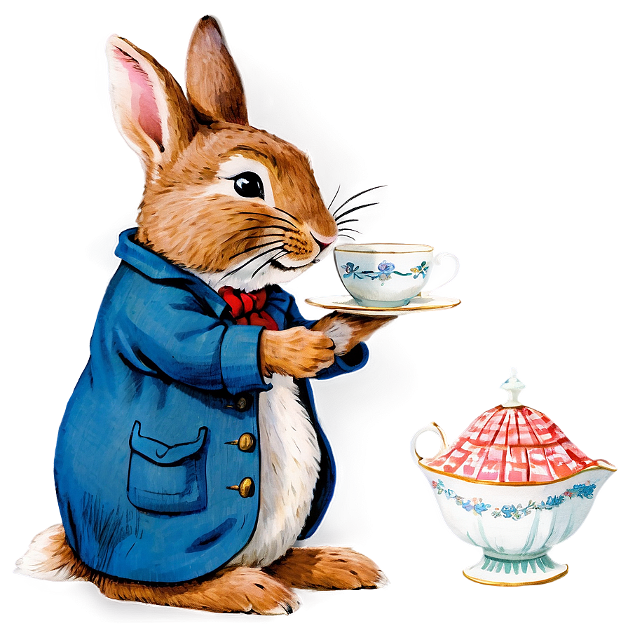 Peter Rabbit Tea Party Png Xxu21 PNG Image