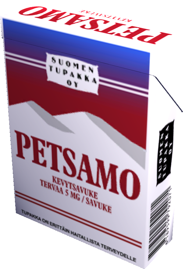 Petsamo Cigarette Pack Finnish Brand PNG Image