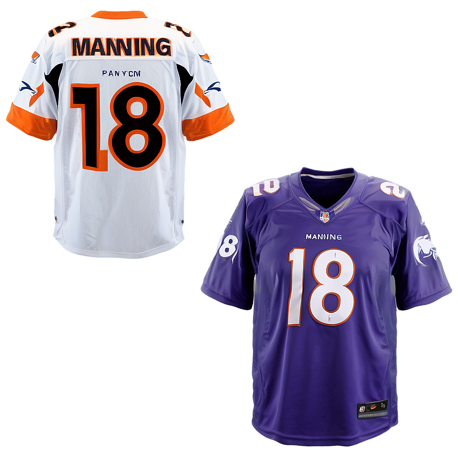 Peyton Manning Number 18 Jersey Png Vrh49 PNG Image