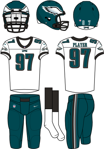 Philadelphia Eagles Uniform Concept PNG Image