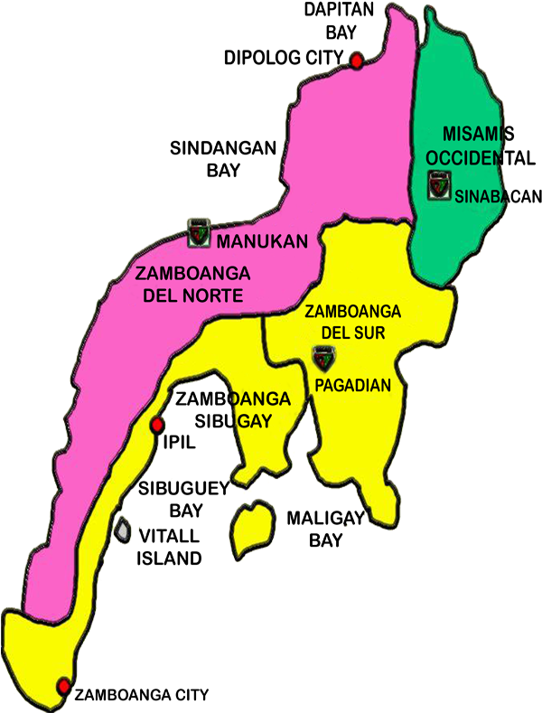 Philippines_ Zamboanga_ Peninsula_ Map PNG Image