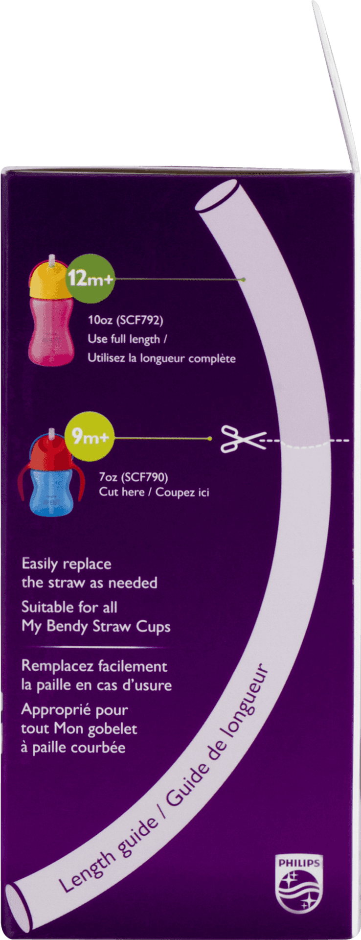 Philips My Bendy Straw Replacement Guide PNG Image