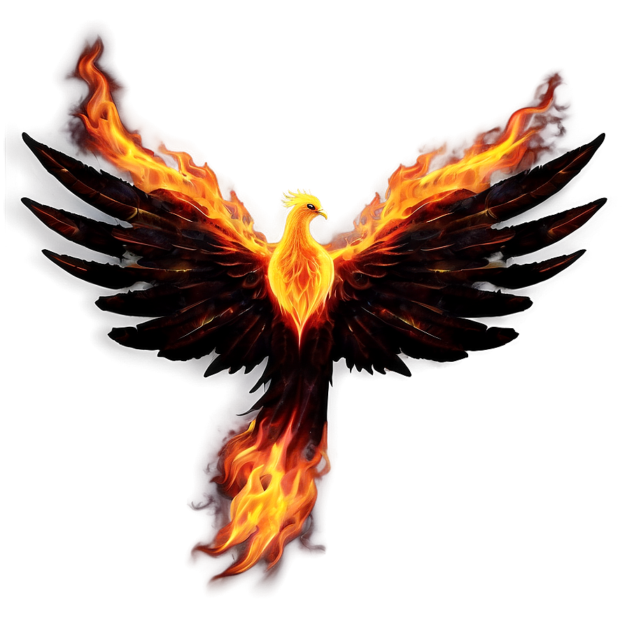 Phoenix In Flames Png Bjt PNG Image