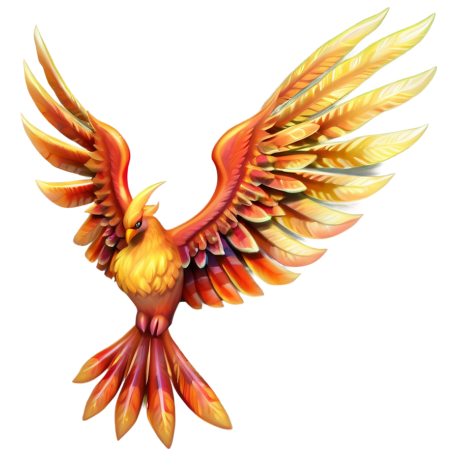 Phoenix Mythical Bird Png Kym PNG Image