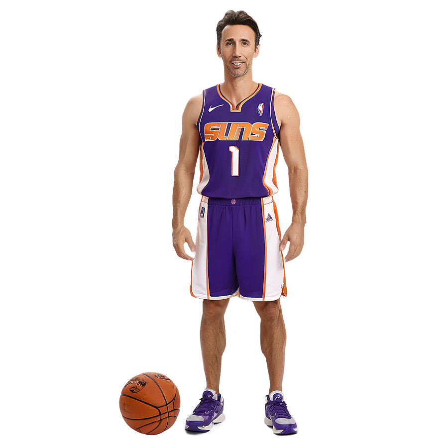 Phoenix Suns Star Steve Nash Png Hsk13 PNG Image