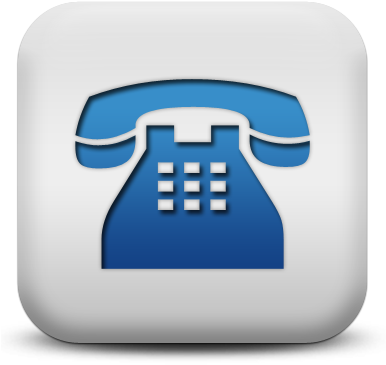 Phone App Icon Blueand White PNG Image