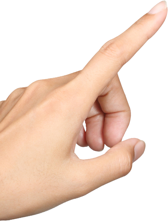 Phone Hand Gesture Isolated PNG Image