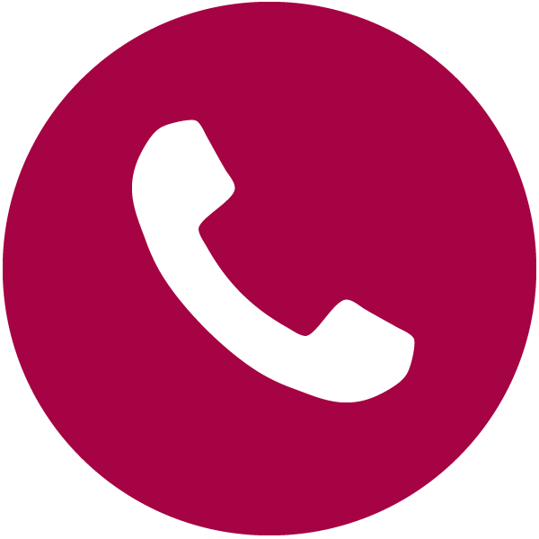 Phone Icon Maroon Background PNG Image