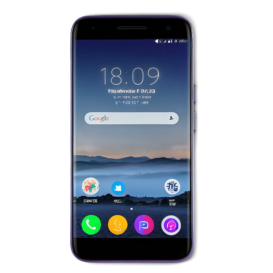 Phone With Bezel-less Display Png Oau83 PNG Image