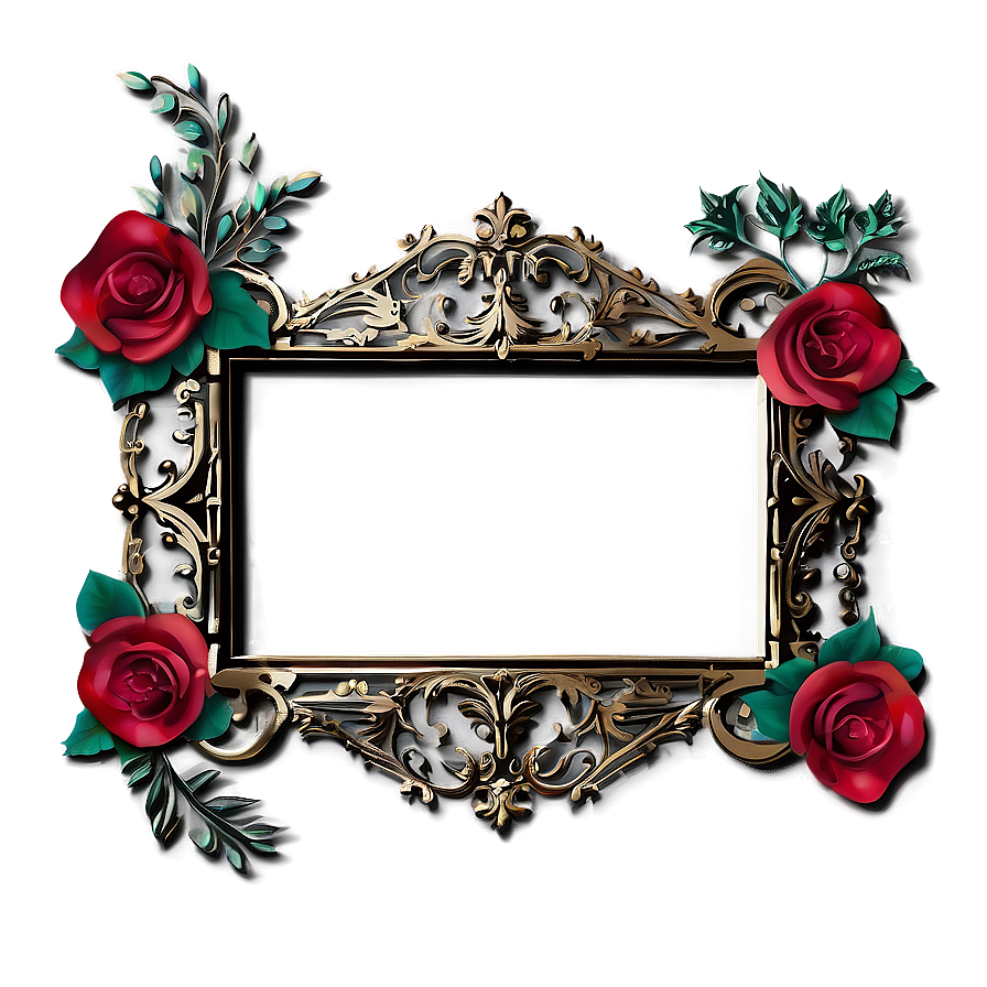 Photo Booth Wedding Frame Png Wit39 PNG Image