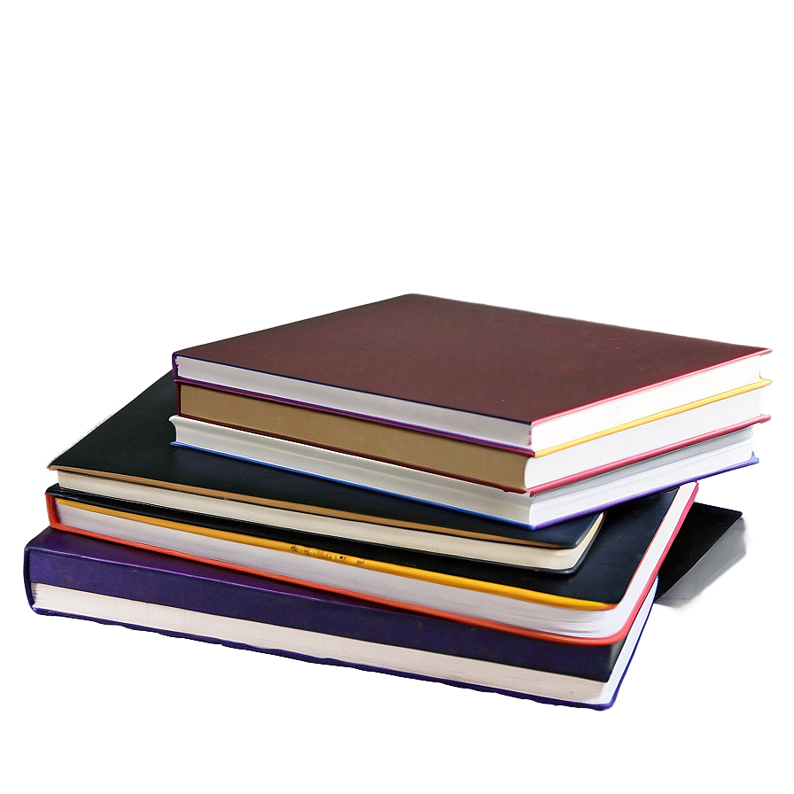 Photography Books Stack Png 05252024 PNG Image