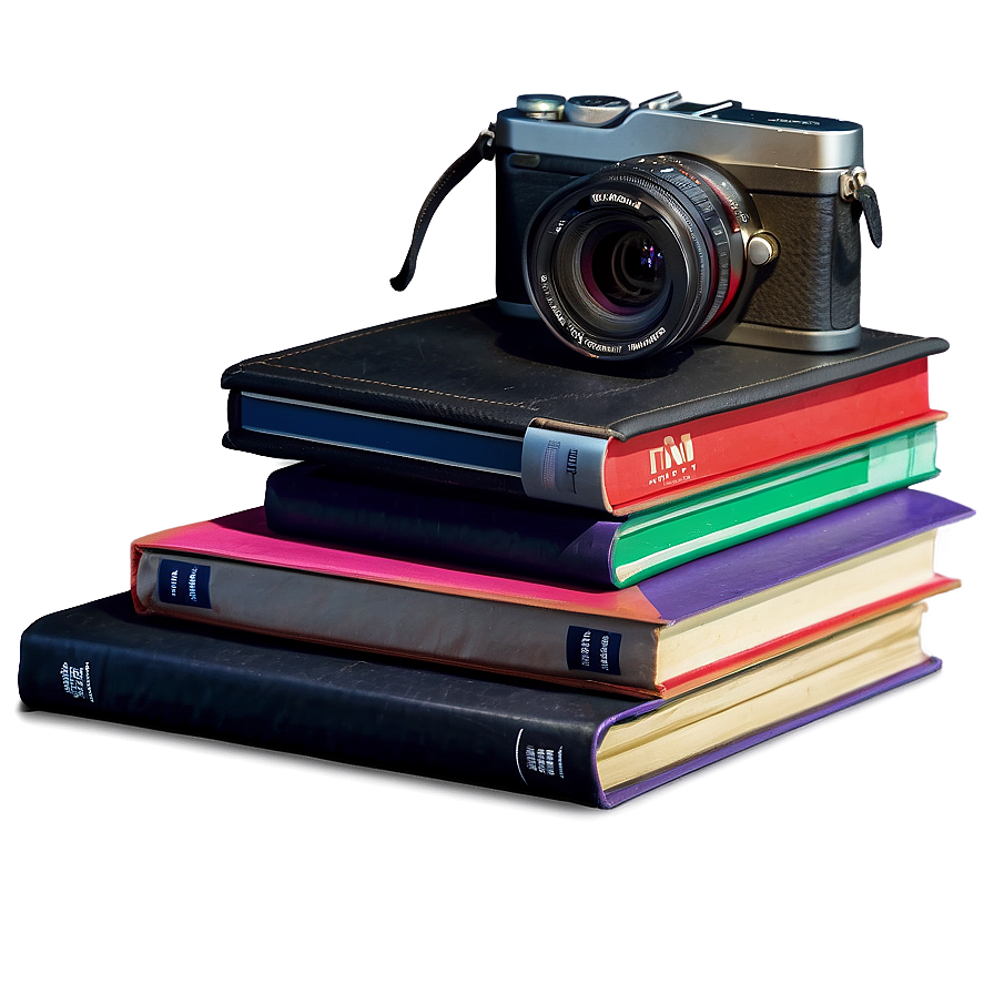 Photography Books Stack Png Hhp PNG Image