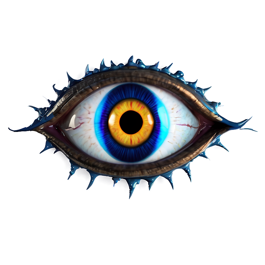 Photorealistic Evil Eye Png Qco37 PNG Image