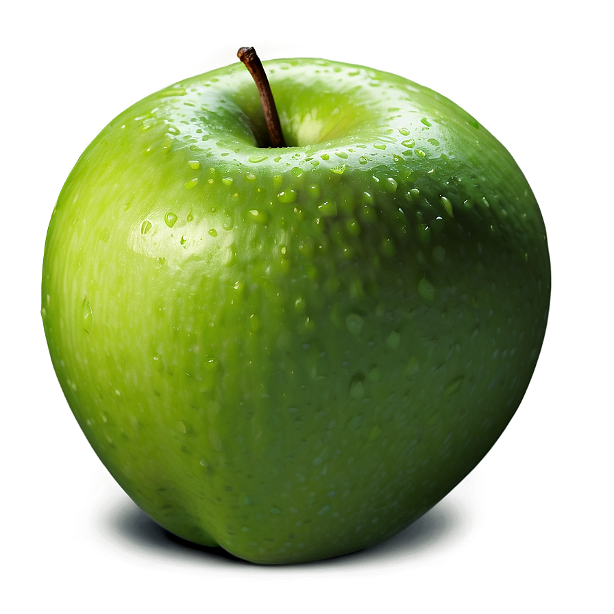 Photorealistic Green Apple Png Mge PNG Image