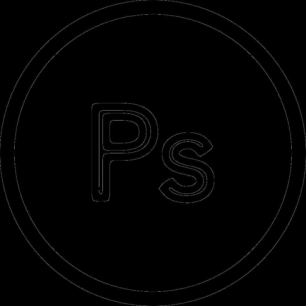 Photoshop Icon Outline PNG Image