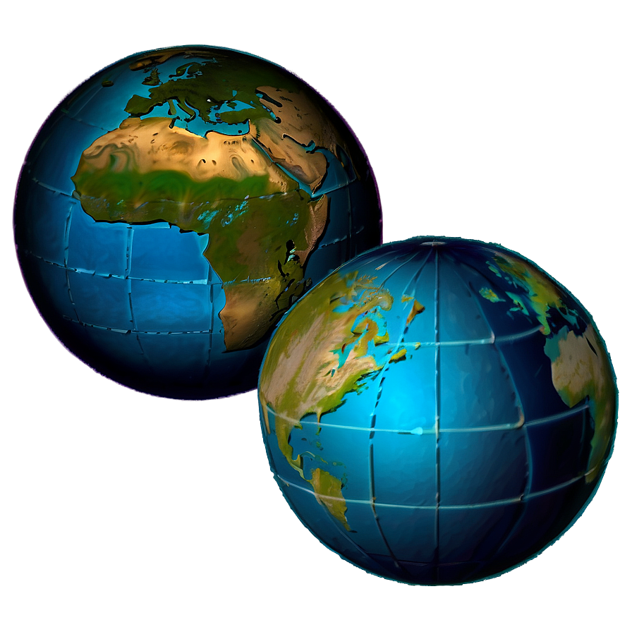 Physical Globe Texture Png 8 PNG Image