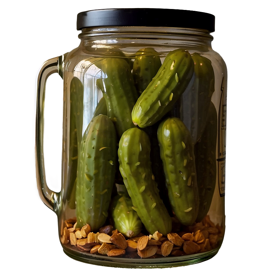 Pickle Jar With Spoon Png 06212024 PNG Image