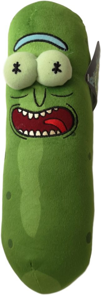 Pickle Rick Plush Toy PNG Image