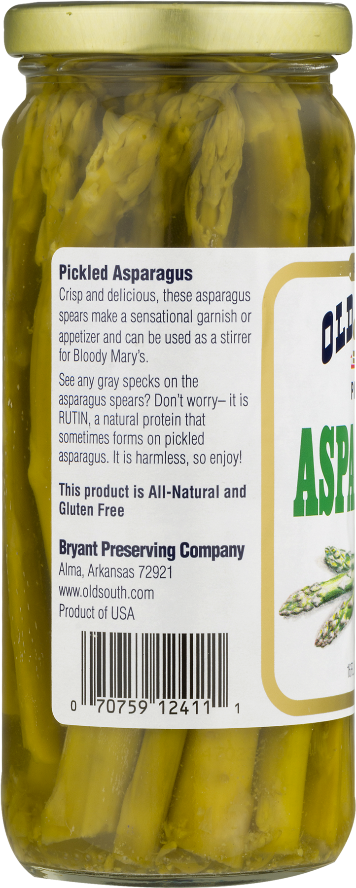 Pickled Asparagus Jar Product PNG Image