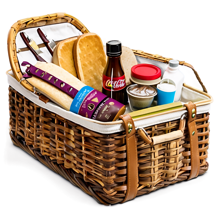 Picnic Basket For Four Png Ysd PNG Image