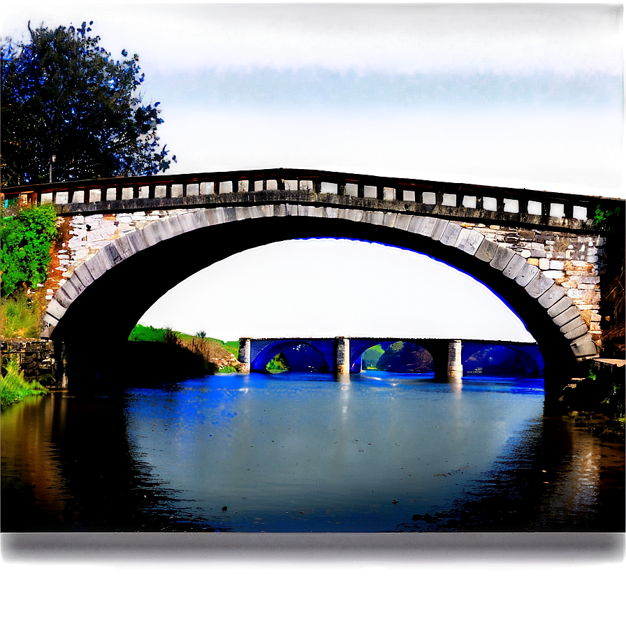 Picturesque Canal Bridge Png Dhm69 PNG Image