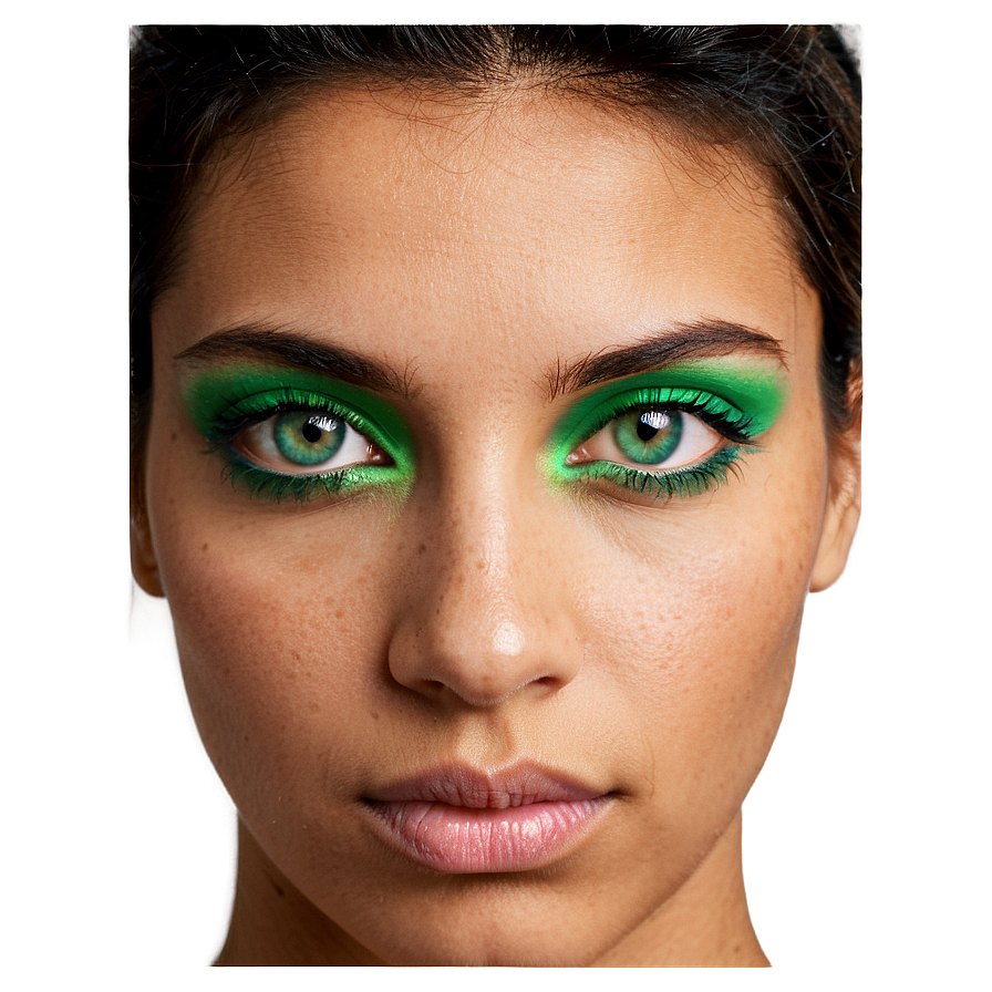 Piercing Green Eye Stare Png Eci PNG Image