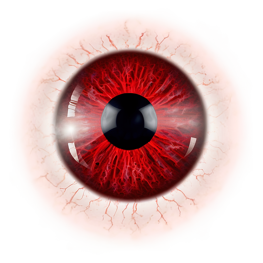 Piercing Red Eye Glow Png Uyv22 PNG Image