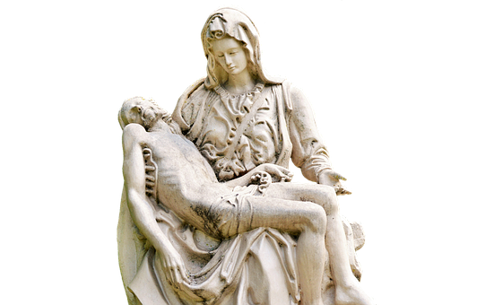 Pieta Statue Michelangelo PNG Image