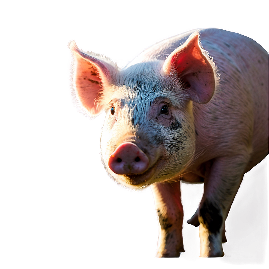 Pig On Farm Png Nvh56 PNG Image