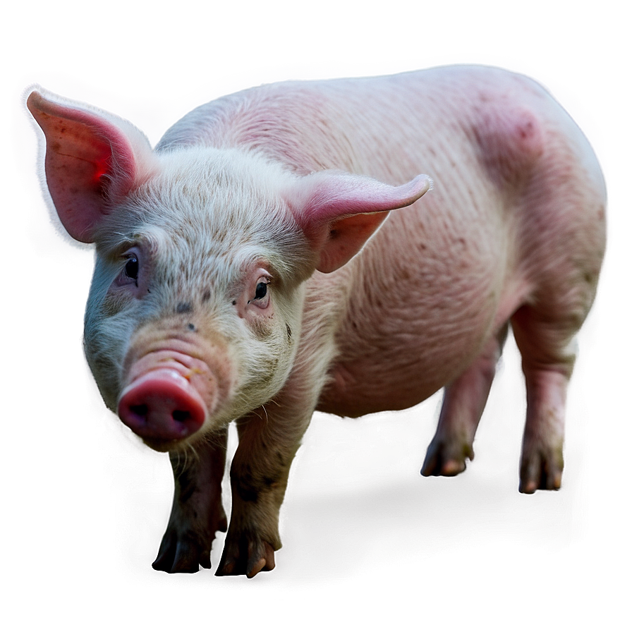 Pig On Farm Png Snb PNG Image