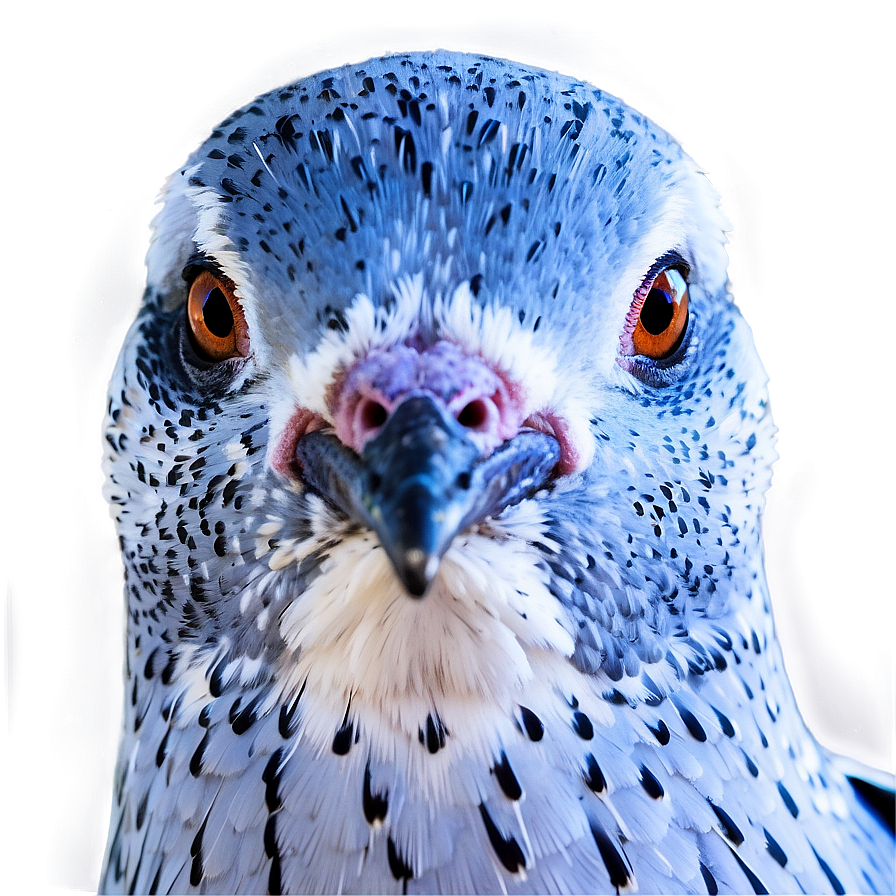 Pigeon Head Close-up Png 05242024 PNG Image